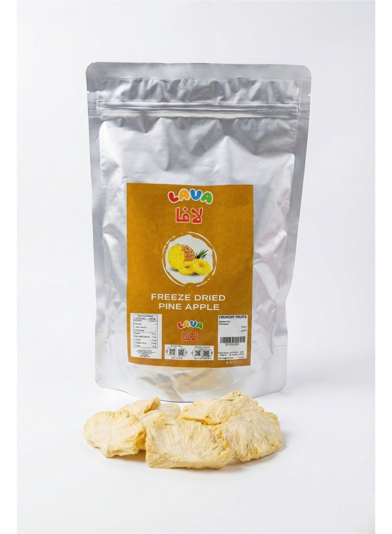 LAVA ROASTERY COMPANY L.L.C Freeze Dried Pineapple 100g – Sweet Natural Tropical Fruit Snack, No Added Sugar - Image 1